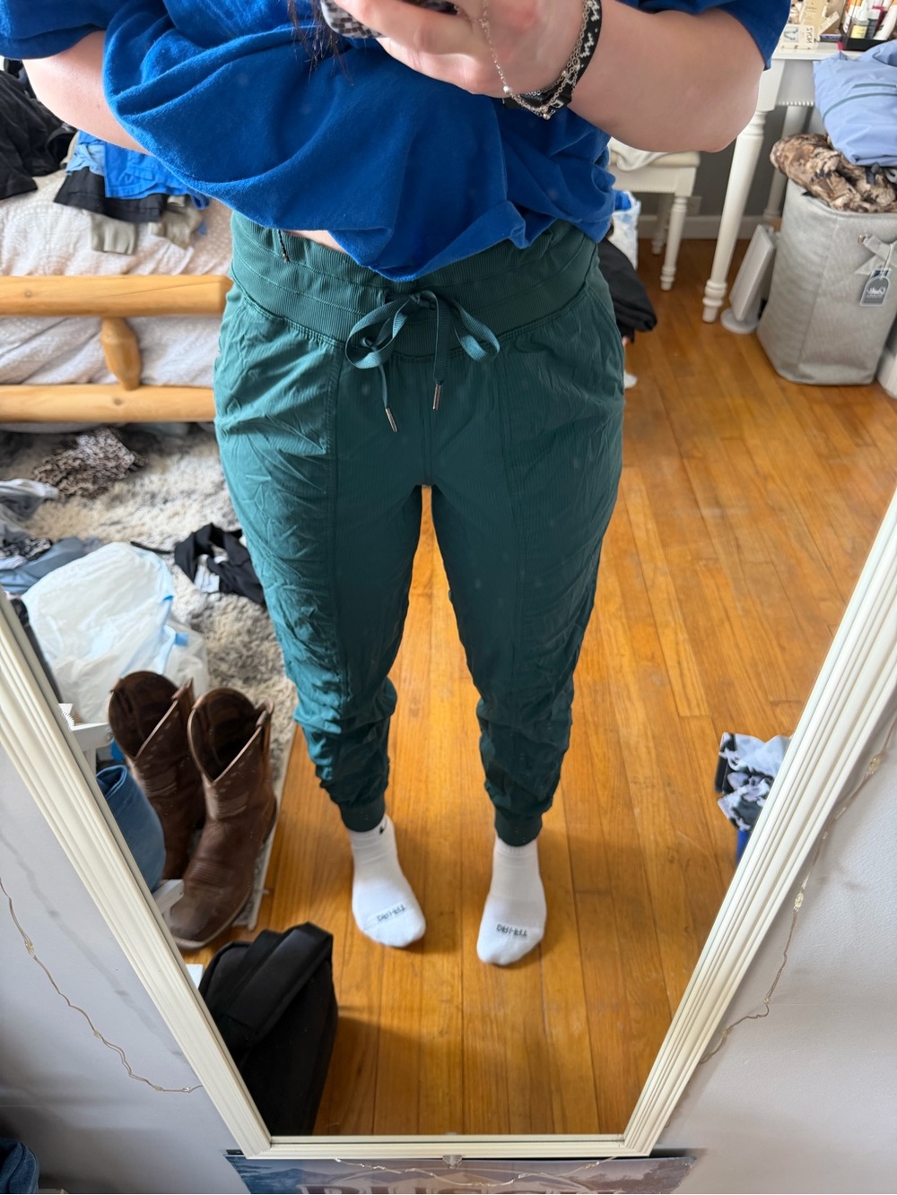 Green lululemon joggers